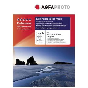 AgfaPhoto Professional Photo papier 260 g Satijn A 4 20 Vel