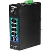 Trendnet TI-PG102I netwerk- Managed L2 Gigabit Ethernet (10/100/1000) Zwart Power over Etherne netwerk switch