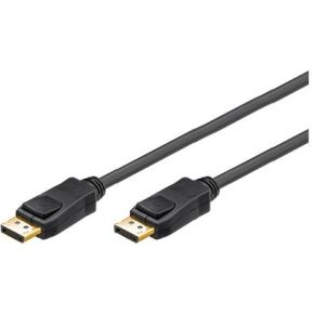 Goobay 1M Displayport Cable Zwart goobay kopen in de aanbieding