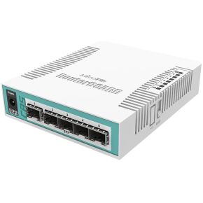 Mikrotik CRS106-1C-5S netwerk- Gigabit Ethernet (10/100/1000) Wit Power over Ethernet (PoE) netwerk switch