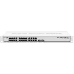 Mikrotik CSS326-24G-2S+RM netwerk-switch Managed Gigabit Ethernet (10/100/1000) Wit 1U Power over Et