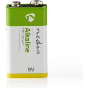 Nedis Alkaline Batterij 9V 1 Stuks Blister nedis kopen in de aanbieding