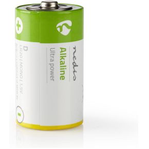 Nedis Alkaline Batterij D 15 V 2 Stuks Blister nedis kopen in de aanbieding