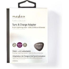 Nedis Apple Lightning Adapter 8 Pins Male Usb Micro B Female nedis kopen in de aanbieding Nedis Apple Lightning Adapter 8 Pins Male Usb Micro B Female nedis kopen in de aanbieding