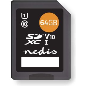 Geheugenkaart | SDXC | 64 GB | Tot 80 Mbps schrijven | Klasse 10