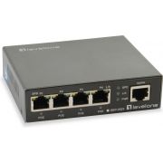 LevelOne GEP-0523 netwerk- Gigabit Ethernet (10/100/1000) Zwart Power over Ethernet (PoE) netwerk switch