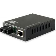 LevelOne-GVT-2002-netwerk-media-converter-1000-Mbit-s-1310-nm-Single-mode-Zwart