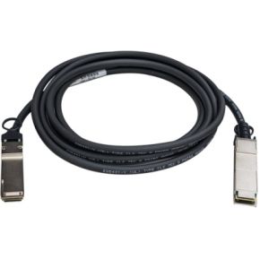 QNAP CAB-NIC40G30M-QSFP InfiniBand-kabel 3 m QSFP+ Zwart