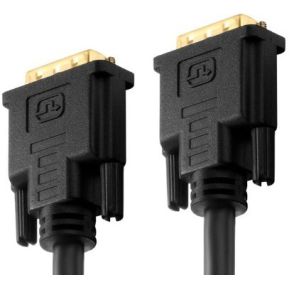 PureLink DVI-D M-M 2m DVI kabel Zwart