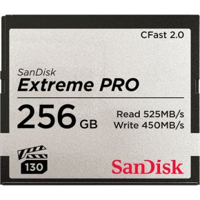 SanDisk Extreme PRO 256GB CFast 2.0 Geheugenkaart