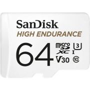 Sandisk High Endurance flashgeheugen 64 GB MicroSDXC Klasse 10 UHS-I