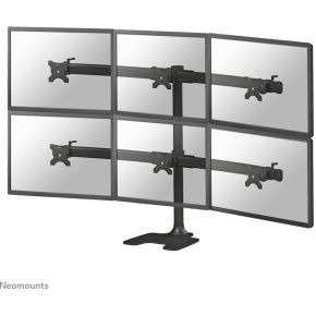 NeoMounts FPMA-D700DD6 flat panel bureau steun 68,6 cm (27") Vrijstaand Zwart