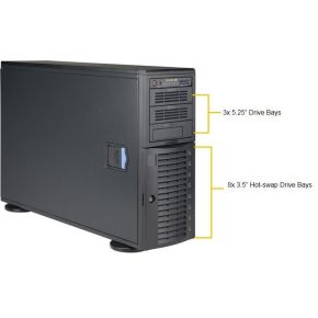 Supermicro Superworkstation 7049A T Intel C621 Lga 3647 4U Zwart supermicro kopen in de aanbieding