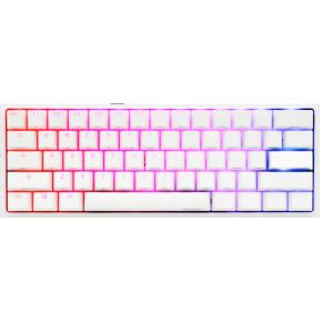 Ducky One 2 Mini Rgb Pure White Mx Red Us Layout Leds 60 Pbt Double Shot ducky kopen in de aanbieding