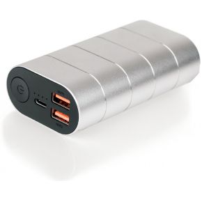Verbatim 49574 Powerbank Zilver 20000 Mah verbatim kopen in de aanbieding