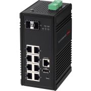 Edimax IGS-5208 netwerk- Managed Gigabit Ethernet (10/100/1000) Zwart netwerk switch