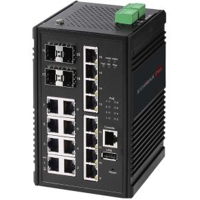 Edimax IGS-5416P netwerk-switch Managed Gigabit Ethernet (10/100/1000) Zwart Power over Ethernet (Po