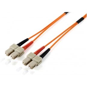 Equip 253337 15m 2x SC 2x SC Geel Glasvezel kabel