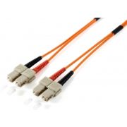 Equip 253337 15m 2x SC 2x SC Geel Glasvezel kabel