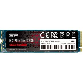 Silicon Power 1024GB PCI-E Ace A80 Gen 3x4 internal solid state drive 1000 GB M.2 SSD