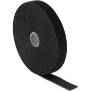 Delock 18716 Klittenband op rol L 10 m x B 20 mm zwart
