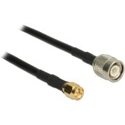 DeLOCK 89507 10m TNC SMA Zwart coax-kabel