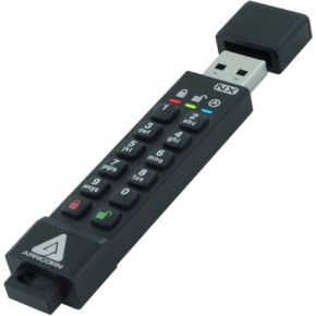 Apricorn ASK3-NX-64GB USB flash drive USB Type-A 3.1 (3.1 Gen 2) Zwart