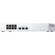 QNAP-QSW-308S-netwerk-Unmanaged-Gigabit-Ethernet-10-100-1000-Wit-netwerk-switch