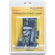 Delock-89177-PCI-Express-x1-kaart-naar-4-x-serieel-1-x-parallel