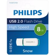 Philips-FM08FD70B-USB-flash-drive-8-GB-USB-Type-A-2-0-Turkoois-Wit