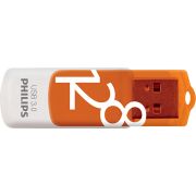 Philips FM12FD00B USB flash drive 128 GB USB Type-A 3.0 (3.1 Gen 1) Oranje, Wit