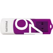 Philips-FM64FD05B-USB-flash-drive-64-GB-USB-Type-A-2-0-Paars-Wit