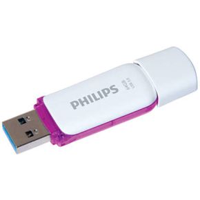 Philips FM64FD75B USB flash drive 64 GB USB Type-A 3.0 (3.1 Gen 1) Paars, Wit