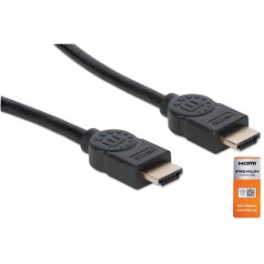 Manhattan 355346 HDMI kabel 1,8 m HDMI Type A (Standaard) Zwart