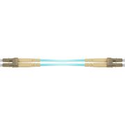 ACT-0-5-meter-multimode-50-125-OM3-duplex-armored-fiber-patch-kabel-met-LC-connectoren