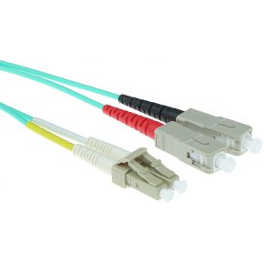 ACT RL8617 Glasvezel kabel 17 m OM3 2x LC 2x SC Aqua