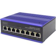 ASSMANN Electronic DN-650108 netwerk- Fast Ethernet (10/100) Zwart, Blauw Power over Ethernet netwerk switch