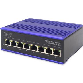 ASSMANN Electronic DN-651119 netwerk- Gigabit Ethernet (10/100/1000) Zwart, Blauw netwerk switch