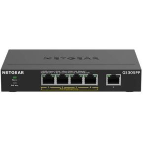 Netgear GS305PP netwerk (PoE) netwerk switch