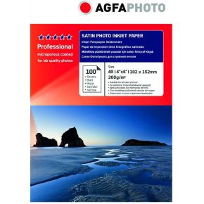 AgfaPhoto Professional Photo Paper 260 g Satin 10x15 100 vel