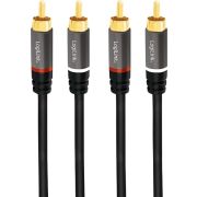 LogiLink-CA1203-audio-kabel-1-5-m-2-x-RCA-Zwart