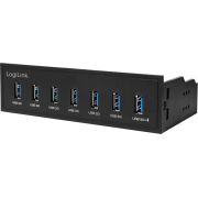 LogiLink-USB-HUB-3-0-7-Port-5-25-intern-snellader-poort
