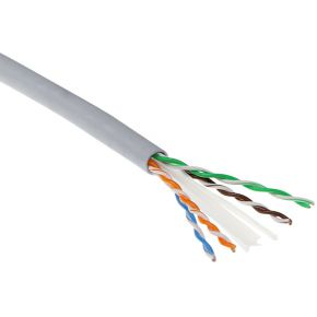 ACT CAT6 U/UTP massief twisted pair kabel, PVC, AWG 24, CPR: B2ca, 305 m