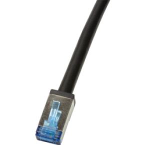 LogiLink CQ7093S netwerkkabel 10 m Cat6a S/FTP (S-STP) Zwart