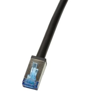 LogiLink CQ7123S netwerkkabel 30 m Cat6a S/FTP (S-STP) Zwart
