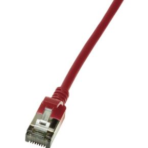 LogiLink CQ9034S netwerkkabel Cat6a rood 1m