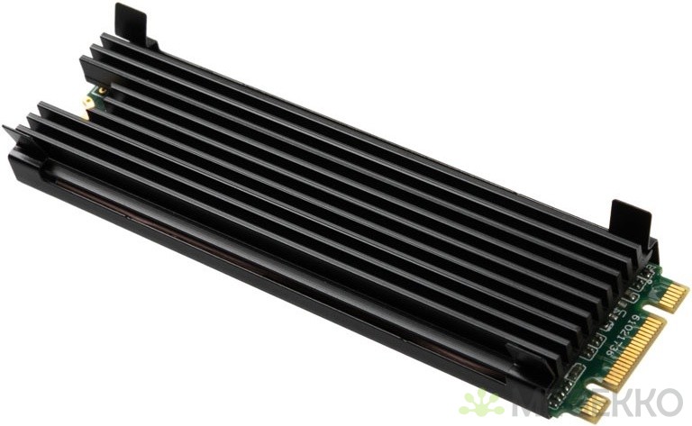 M.2 Heatsink 2280 SSD Heat Sink, Computer PC PCIE M2 SSD Cooler, Professional All Around Heat, Dissipation Copper Heatsink met 2 Koelpasta voor Desktop