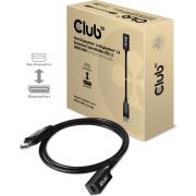 CLUB3D-cac-1120-1-m-Mini-DisplayPort-DisplayPort-Zwart
