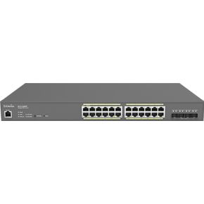 EnGenius ECS1528FP netwerk- Managed L2+ Gigabit Ethernet (10/100/1000) Zwart 1U Power over Eth netwerk switch