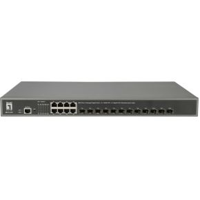 LevelOne GTL-2091 Managed L3 Gigabit Ethernet (10/100/1000) Grijs netwerk switch